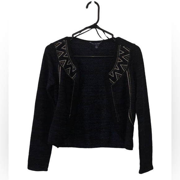 American Eagle Blue Crop Open Sweater small - Picture 6 of 7